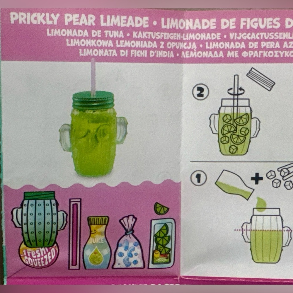 Prickly Pear Limeade cactus cup drink 
Cafe series 6 Miniverse make it mini MGA